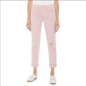 Joe's Jeans The Smith High Rise Straight
Crop Jeans Distressed 26